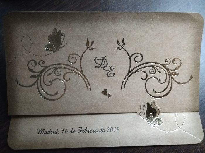 Tipo rotulador sobre invitaciones - 2