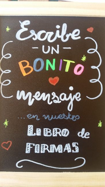 Decoración libro de firmas, qué opináis? - 3