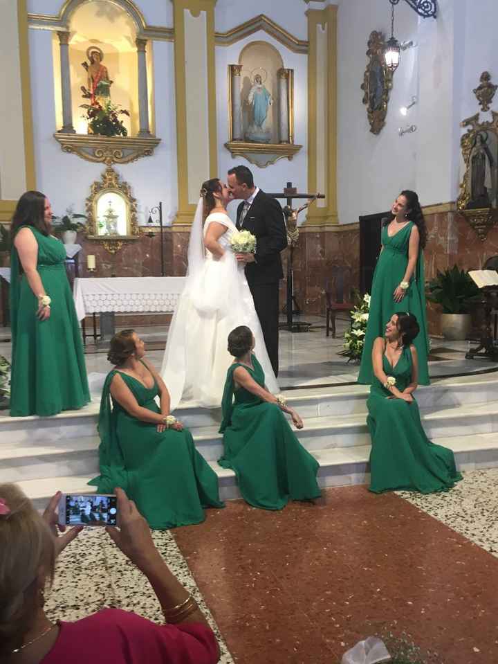 Con mis damas de verde