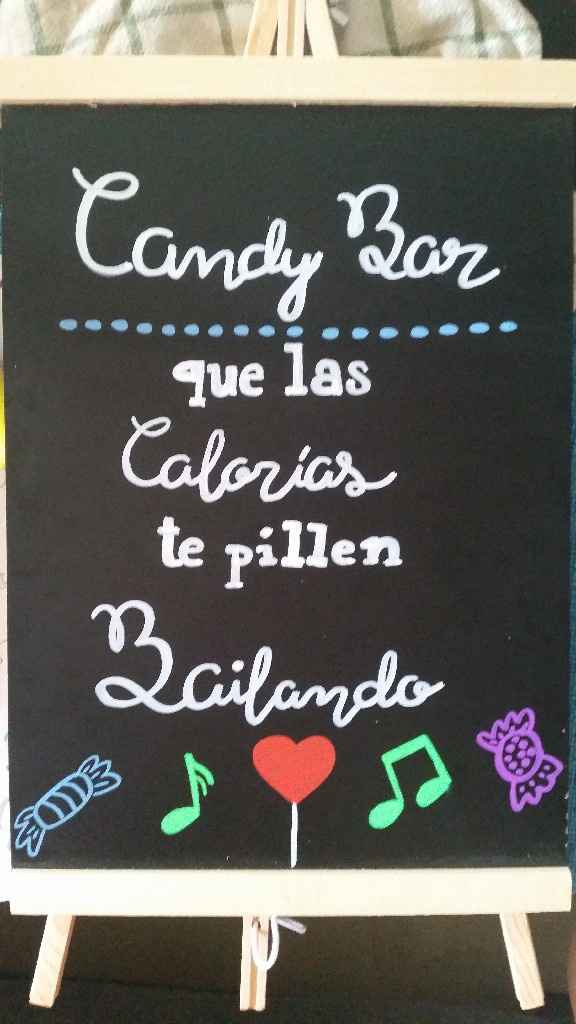 Carteles realizados a mano en pizarra - 4