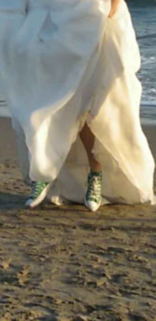 Zapatillas muy 'toscas' para novia? - 1