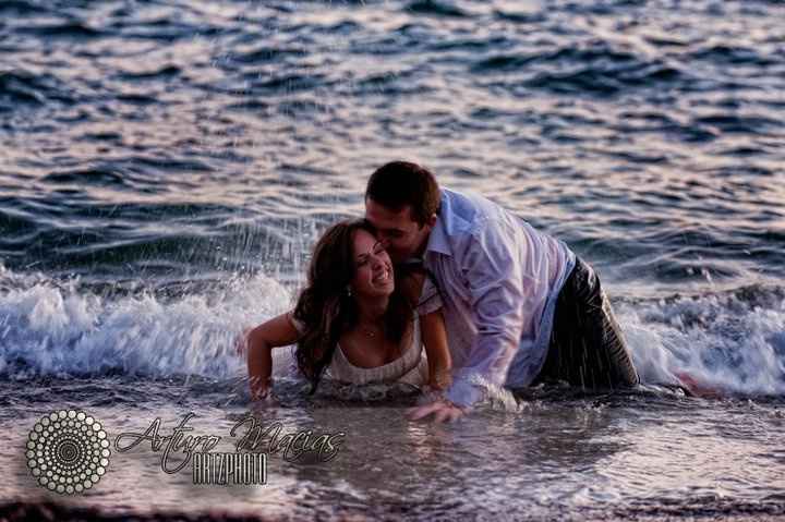 Foto en la playa