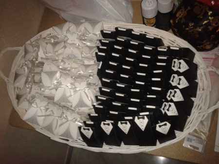 Cajitas novia/novio para pulseritas