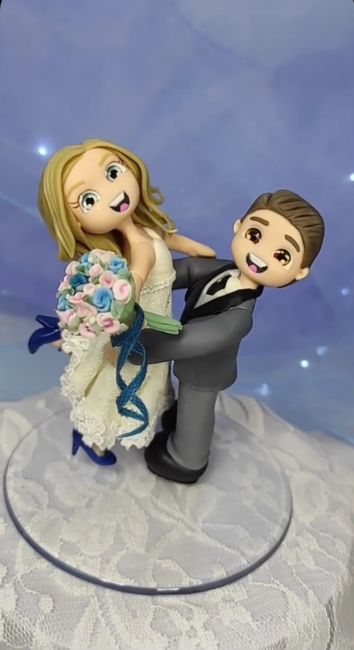 Figuras personalizadas de tarta nupcial 2