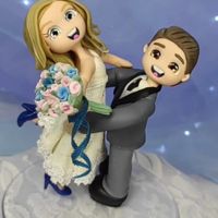 Figuras personalizadas de tarta nupcial - 1
