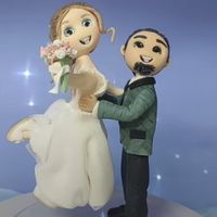 Figuras personalizadas de tarta nupcial - 2