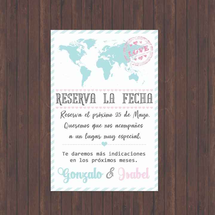 nuestro save the date