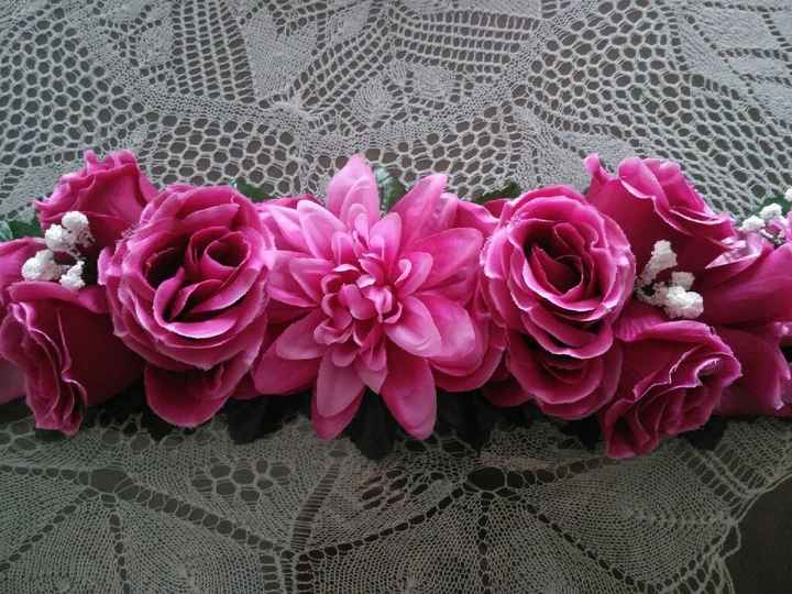 Collar de flores para mi mascota :) - 2