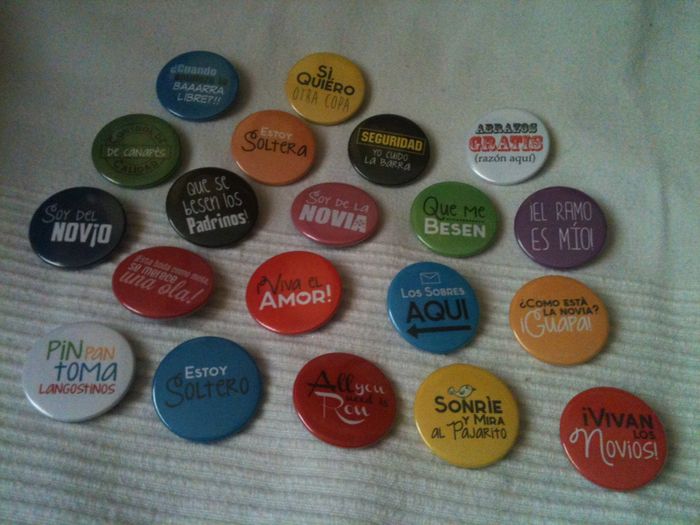 mis chapas de boda