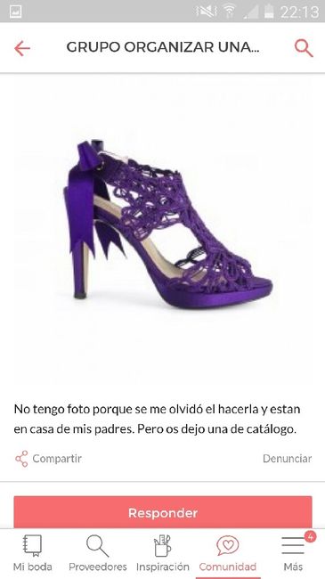 Zapatos morados - 1