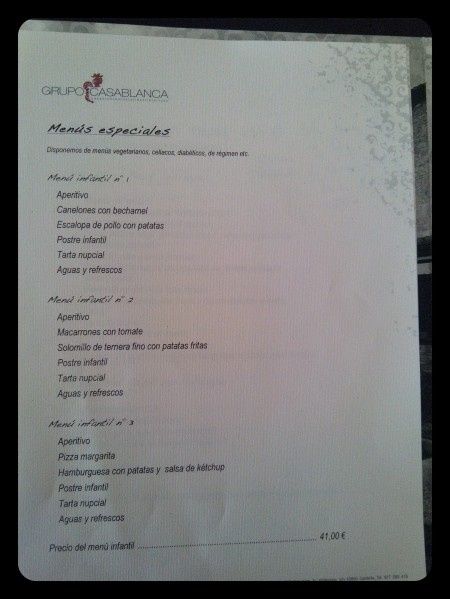 Como haceis los menus? - 1