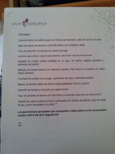 Como haceis los menus? - 1