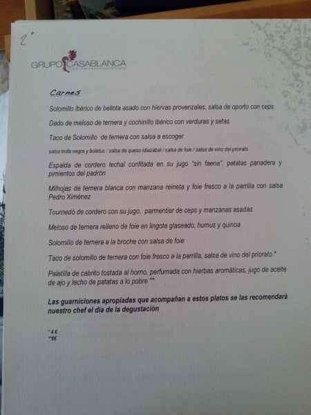 Como haceis los menus? - 1