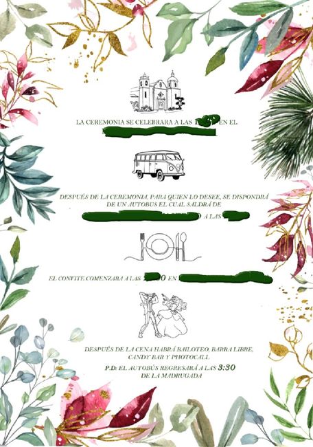 Invitacion de boda - 1