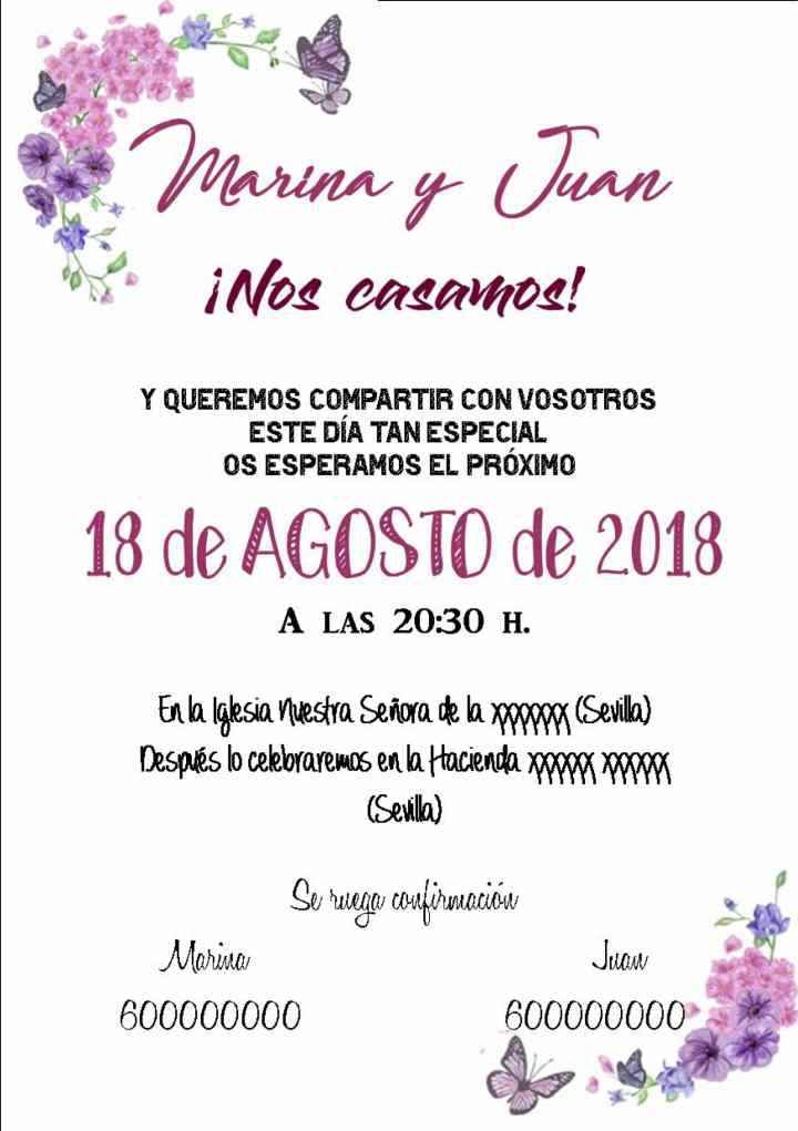 Ayuda con las invitaciones!! - 1