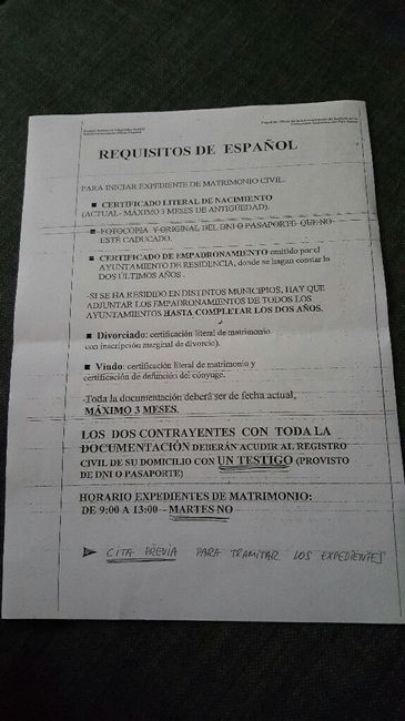 Papeles para casarse por la iglesia con un extranjero 1