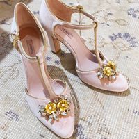 Zapatos de novia rosa - 1