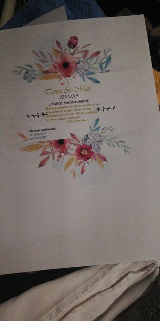 Invitación echa por mi - 2