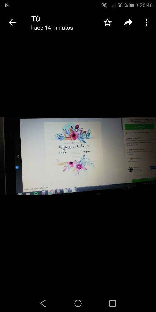 Invitación echa por mi - 1