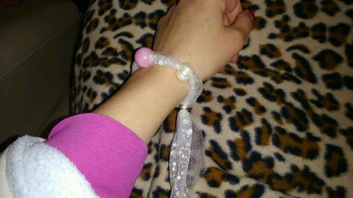 Pulseras de la tela de mi vestido - 1