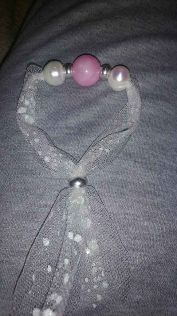 Pulseras de la tela de mi vestido - 1