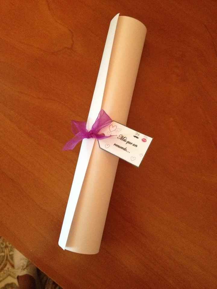 Petición para que sea mi testigo, con una foto nuestra incluído
