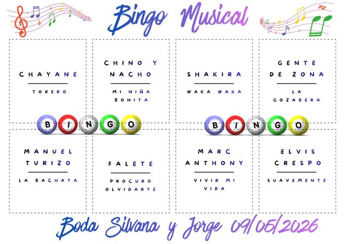 Ayuda para el bingo musical 😩 - 1