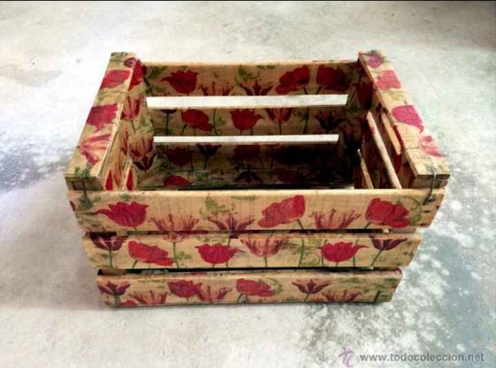 caja de fruta decoradas