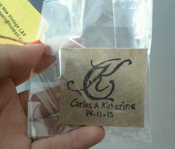 Los sellos personalizados de las bodas 2015 - 1