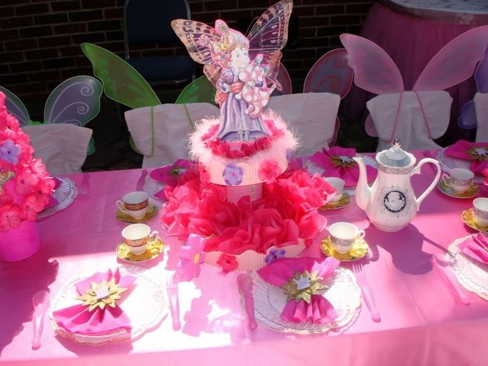 mesa  decorada