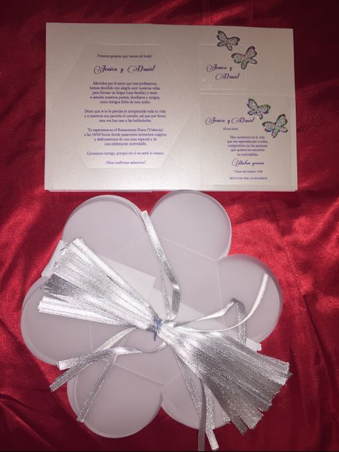 Pre organizando mis invitaciones .