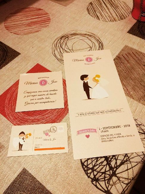 Aishhh que bonitas nuestras invitaciones!! 🌼😍 - 1