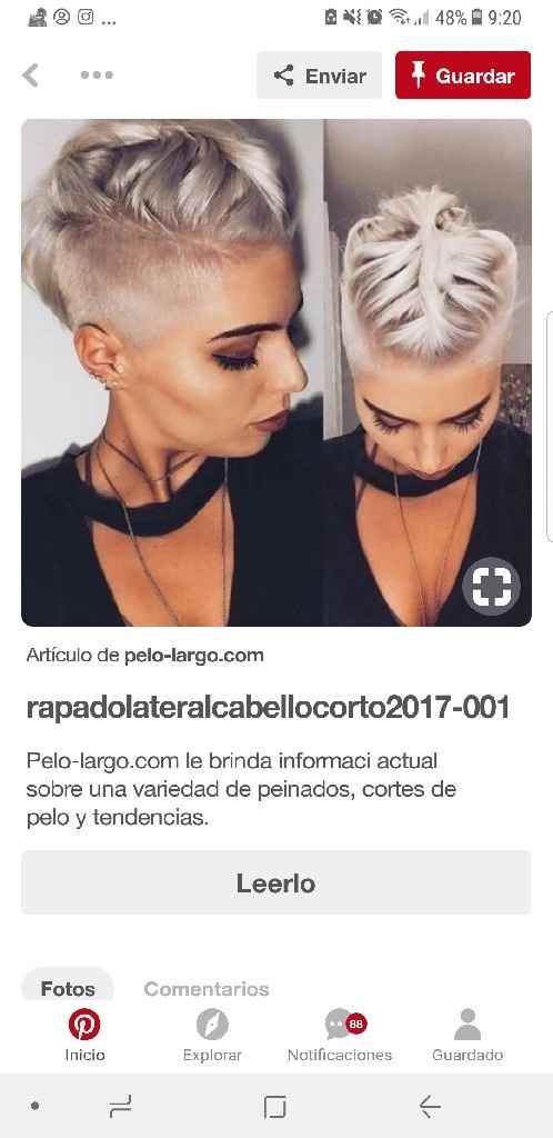 Que peinado con el pelo tan corto! - 3