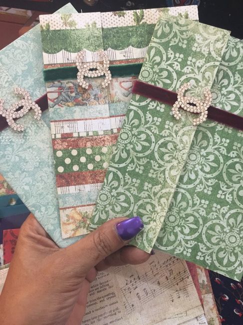 Las invitaciones para boda Navideña