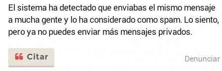 No puedo enviar mensajes privados - 1