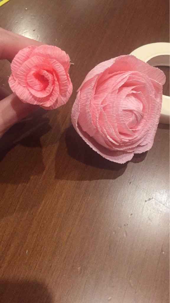Ramos papel crepé diy - 2