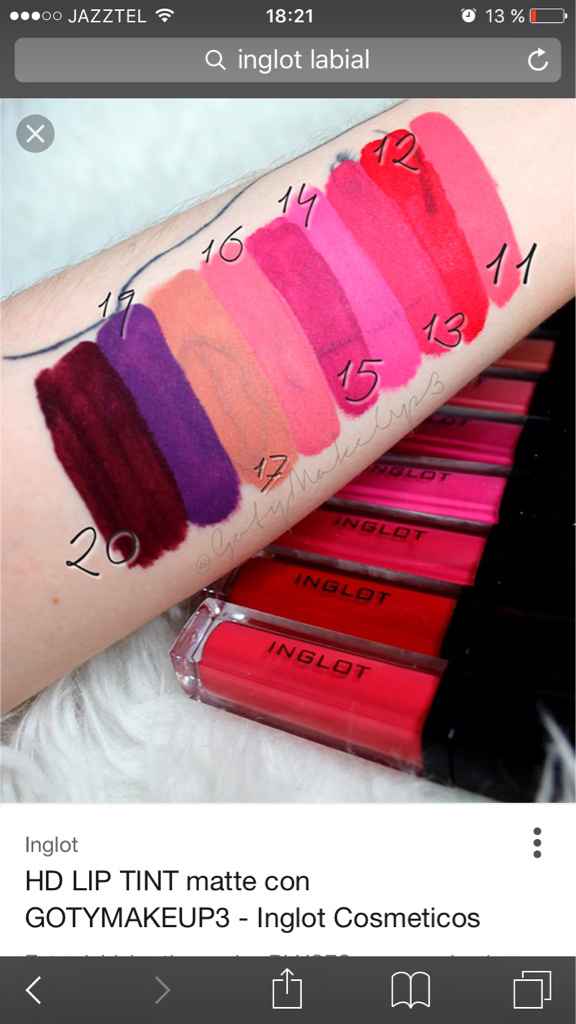 Tipo de labial que llevareis el dia de la boda - 1
