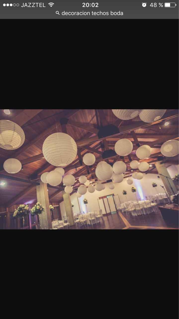 Decoración salón de bodas - 1