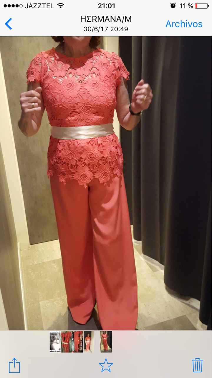 Vestido de la madre de la novia (boda informal) - 1