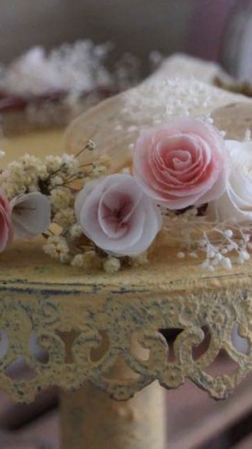 Ramo DIY de papel crepe - 3