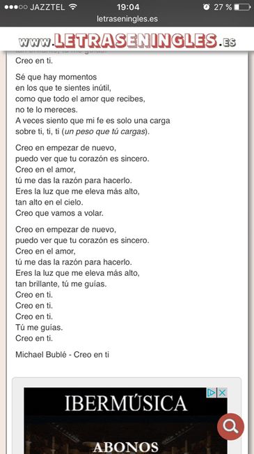 Cancion fin de ceremonia - 1
