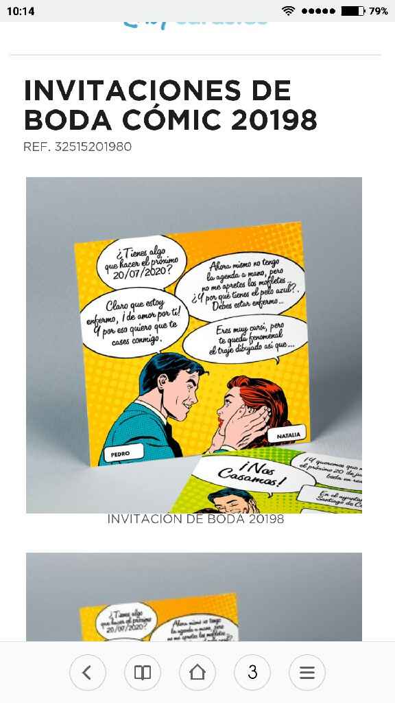Invitaciones de boda - 1