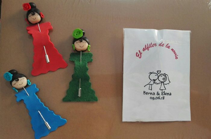 Alfileres terminados - 2