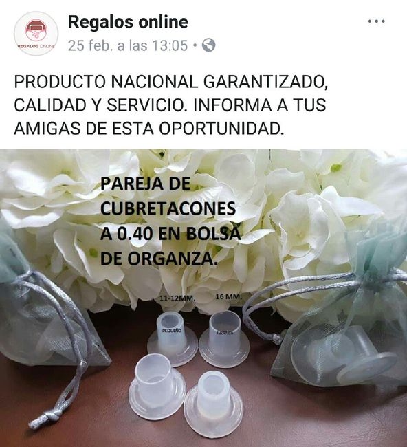 Cubretacones - 1