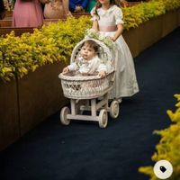 Carrito bebé paje boda - 1