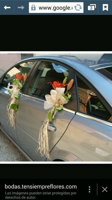 Decoración coche de novios urgenteeee - 1