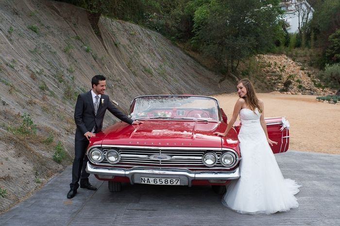 Nuestro coche de bodas!!