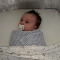 Envuelta como un burrito (no le suele gustar XD)