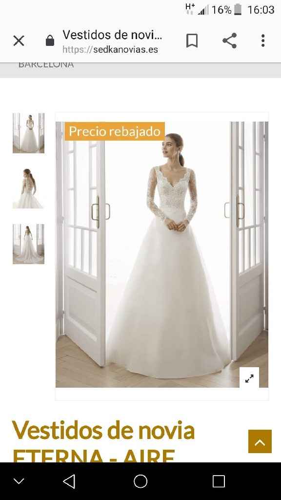 Vestido novia -500€ - 2
