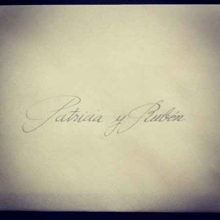 Mis invitaciones con caligrafía a mano - 2